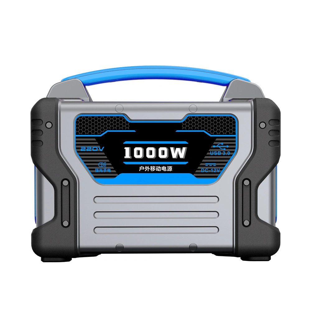 1000W Two-Way Fast Charging Outdoor Energy Storage Power 110V220V Portable Power Station