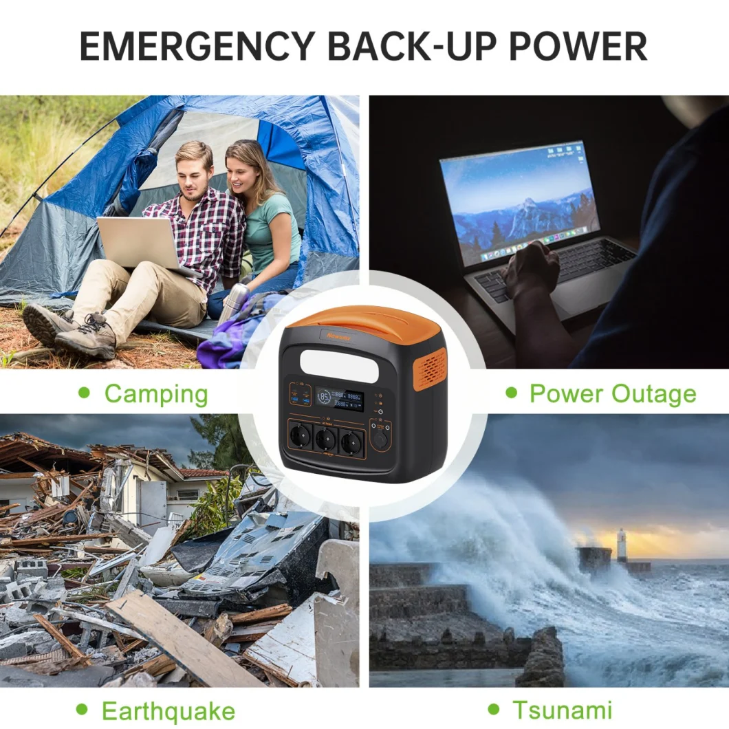 Popular Model 700W Portable Power Station Necesmy N7576 with LiFePO4 Battery Power Provider