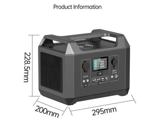 1000W Two-Way Fast Charging Outdoor Energy Storage Power 110V220V Portable Power Station