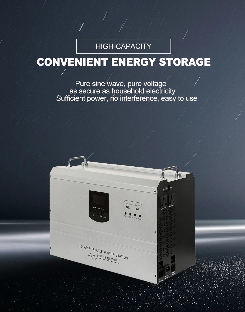 4000W 5000W Emergency Power Backup Portable Power Station