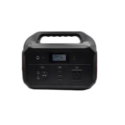 Style de voyage portable extérieur Biy Power 700W Prise en charge du générateur de source d'alimentation de stockage d'énergie de charge solaire 3USB Sortie Power Station avec Frashlight